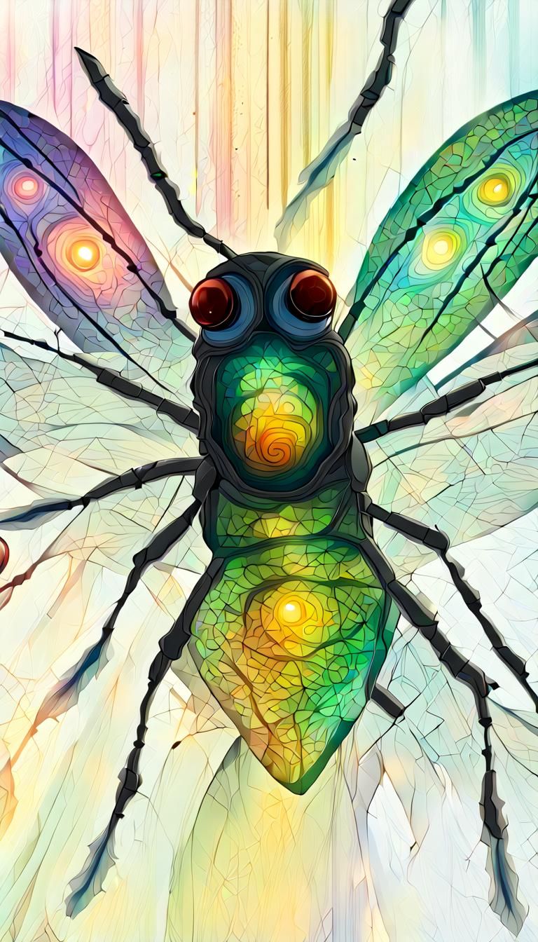 Millions of Fireflies Light Up a Cubic Acre, Digital Art