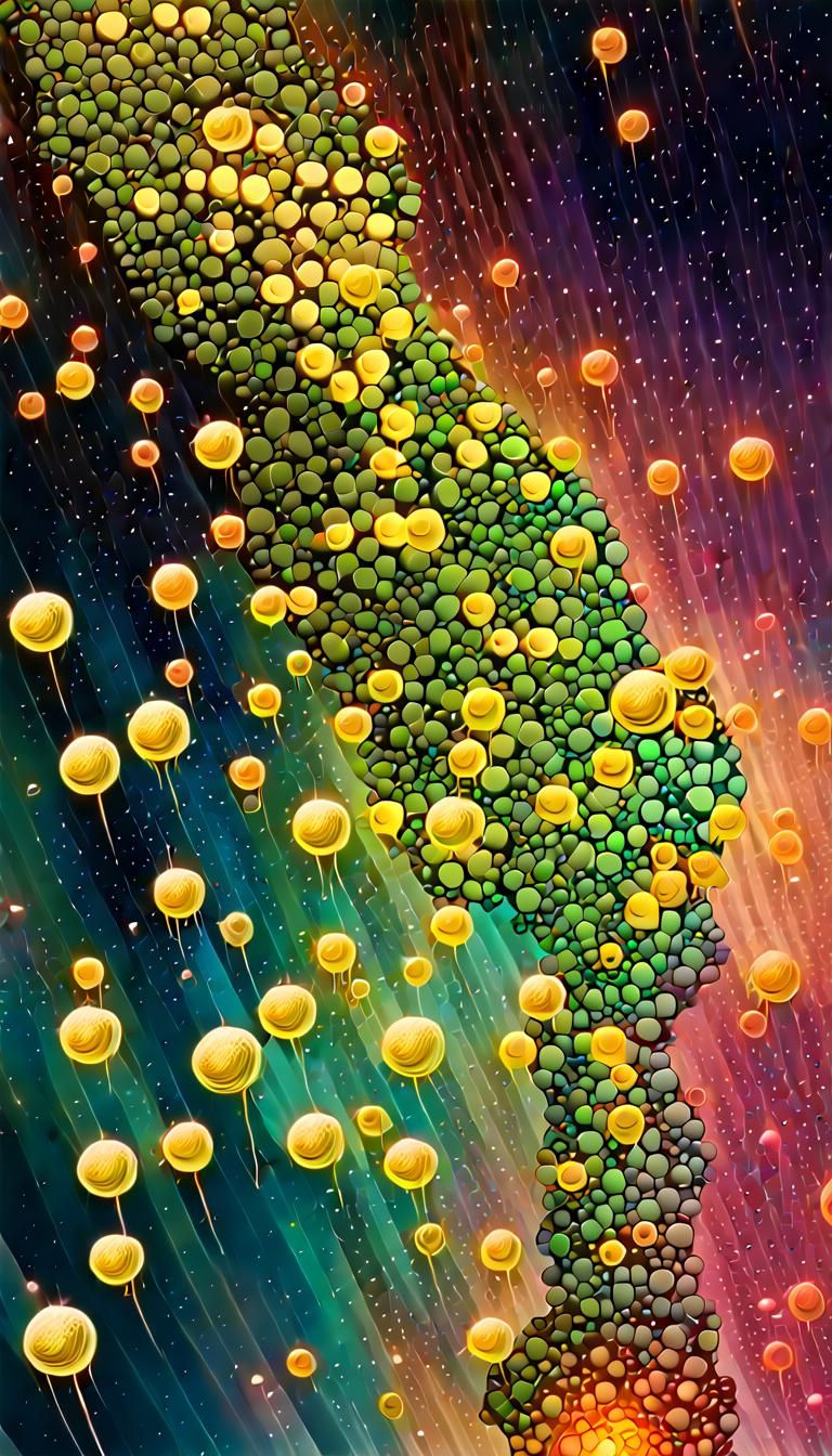 Photuris Frontalis Mating Swarm Fireflies in Digital Illustr...