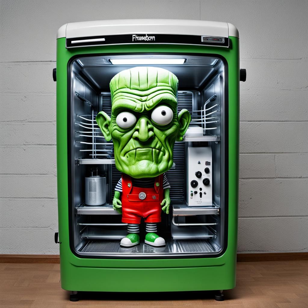 The Frankenfrigerator: An AI-Generated Monster Appliance