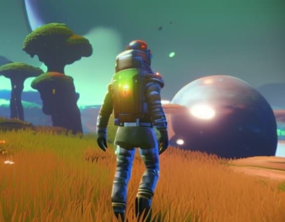 Stunning Dark Sky Landscape with Raytracing