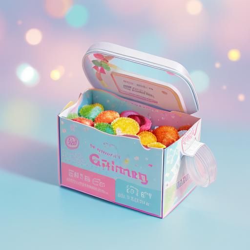 Pastel Pegasus Snack Box with Rainbow Sparkles