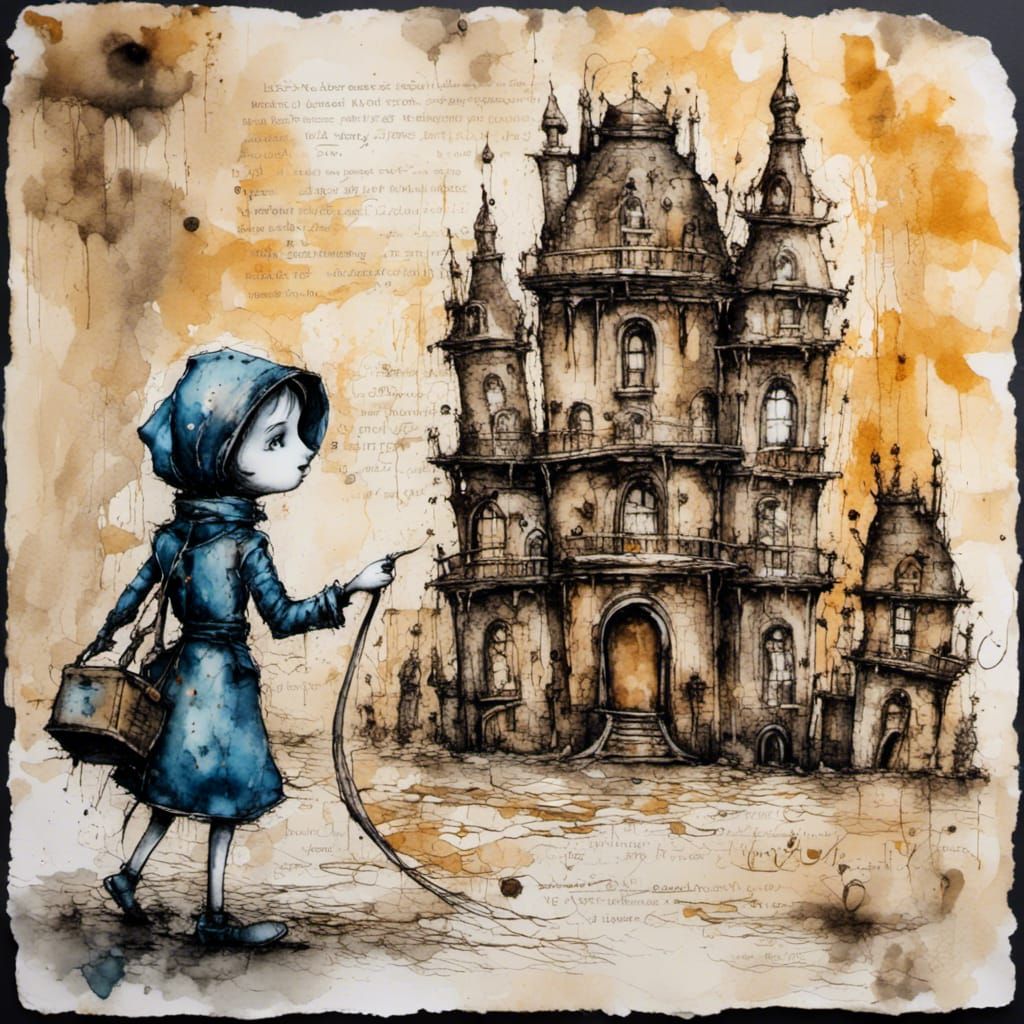 A small Jean Genie snuck off to the city <lora:Critters:1.0>...