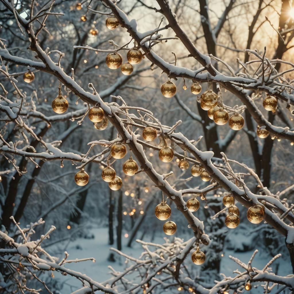 Crystal Orbs with Animals: Cinematic Film Still