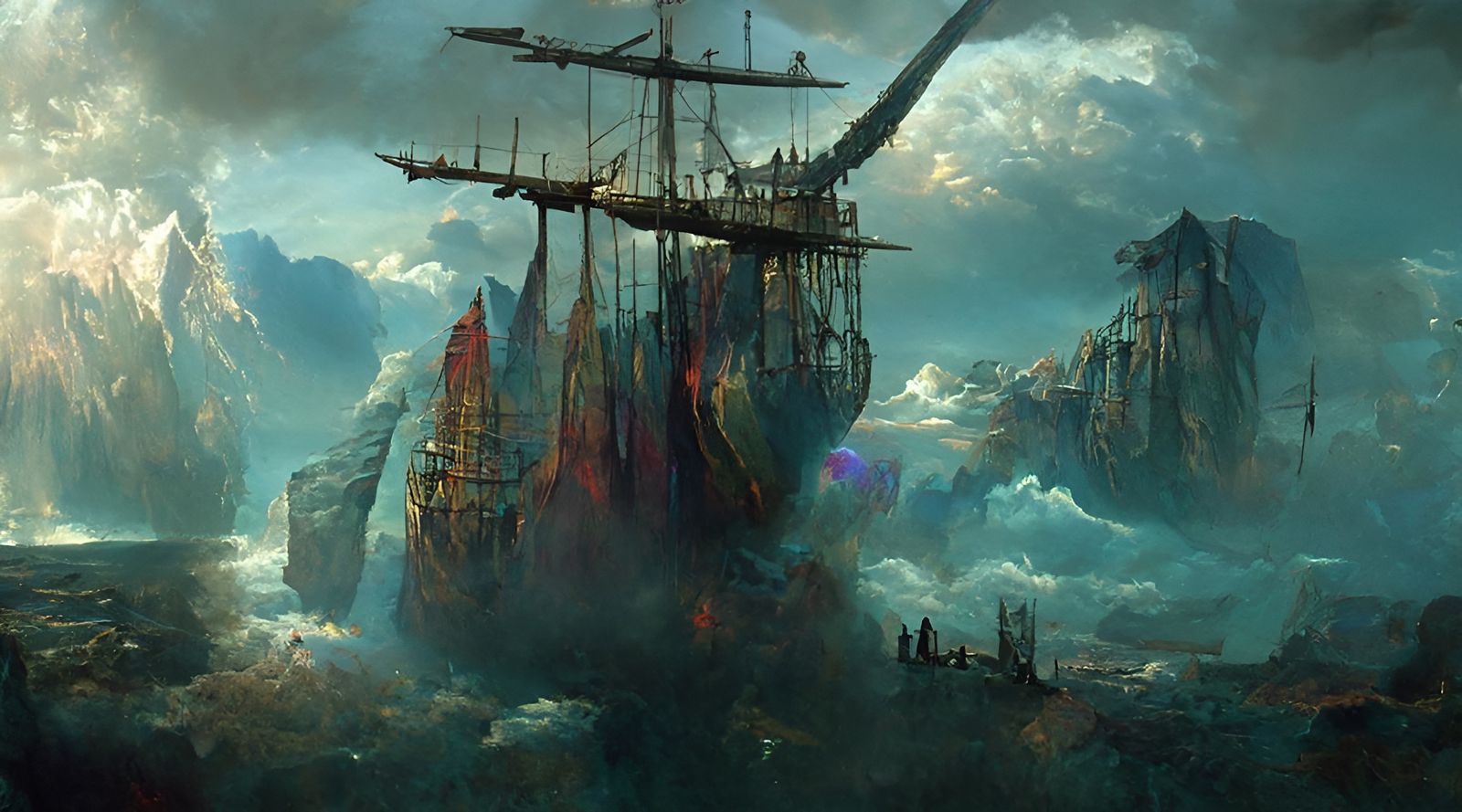 War-Torn Ascomanni Frigate