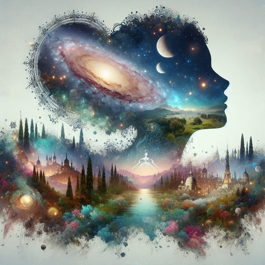 Galactic Princess in Whimsical Starlight