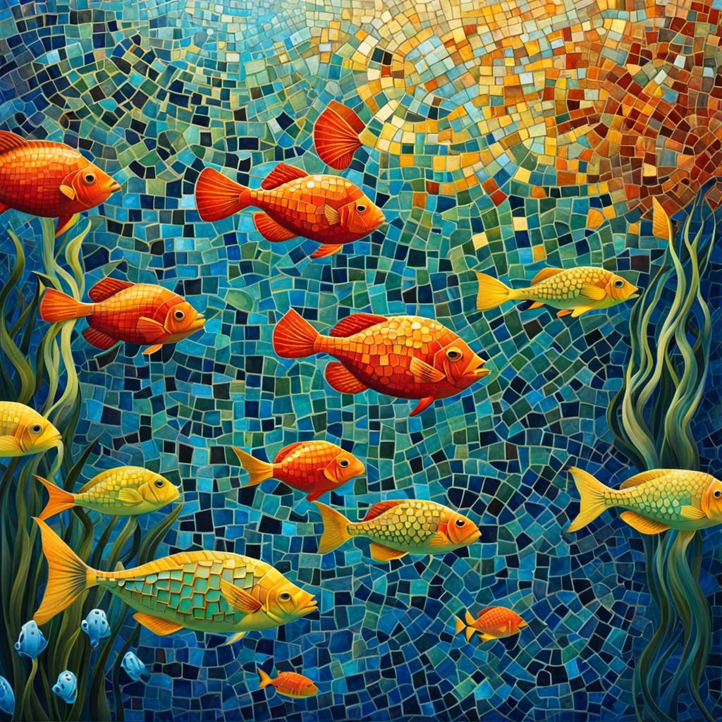 underwater mosaic