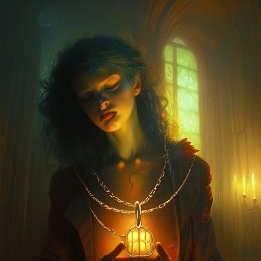 Chained Heart: Dark Fantasy Concept Art