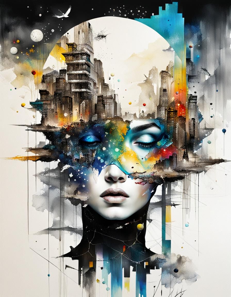 Surreal Distorted Reality Concept Art