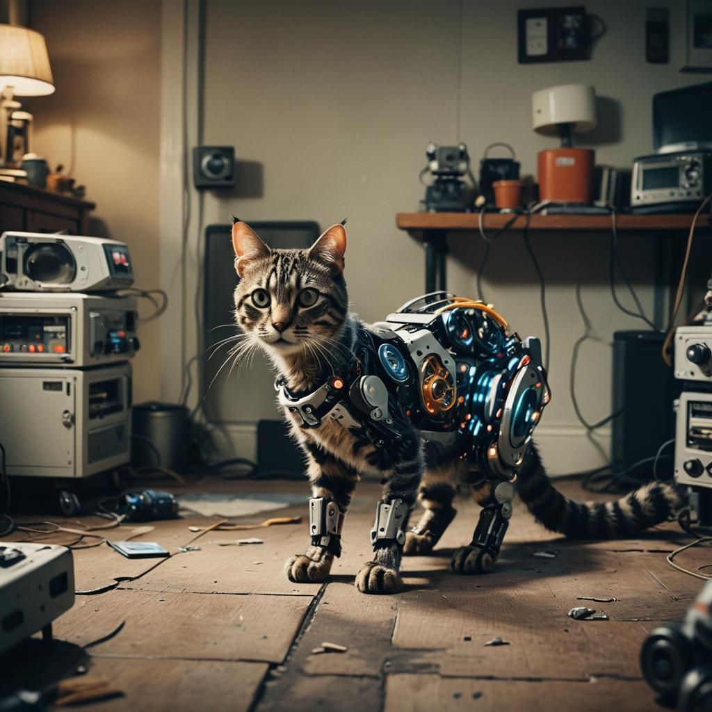 Robotic house cat