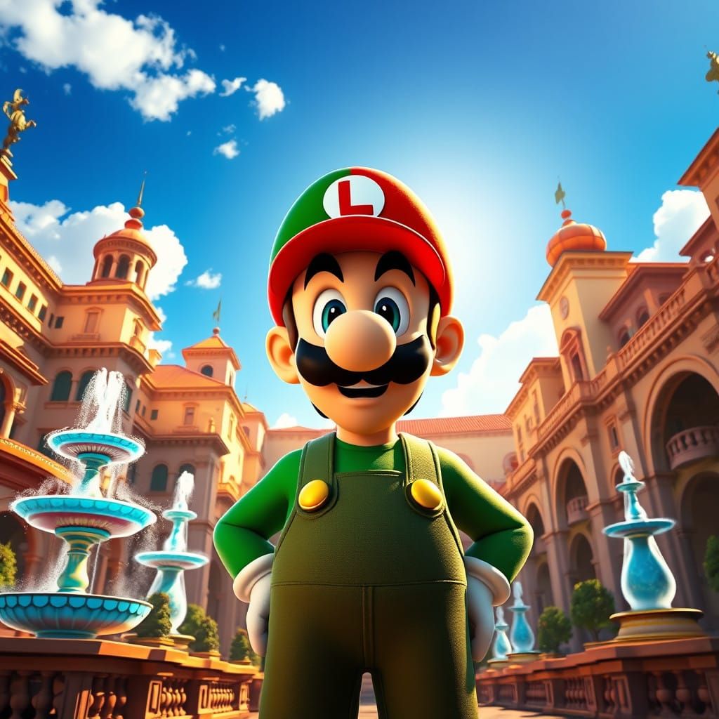 Luigi Embarks on a Thrilling Italian Adventure in Vibrant Ca...