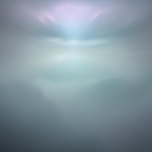 Ethereal Angel in Dreamlike Abstract Expressionist Landscape