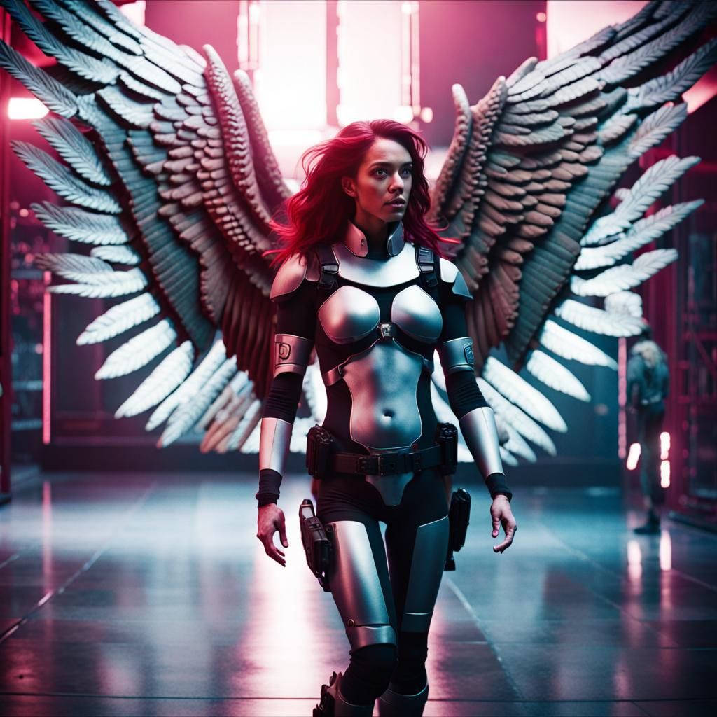 Dramatic Film Still with Cinematic Lighting