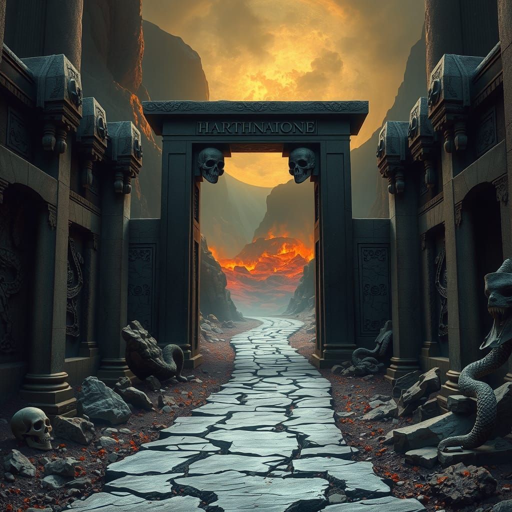 Gates to the Underworld: A Surreal Vision