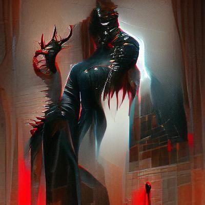 Sinister Dominance: A Greg Rutkowski-Inspired Artwork