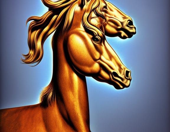 Majestic Centaur Sculpture in a Fairytale Style