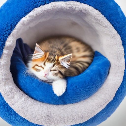 Tabby Kitten Sleeping: Adorable Photography in 8K