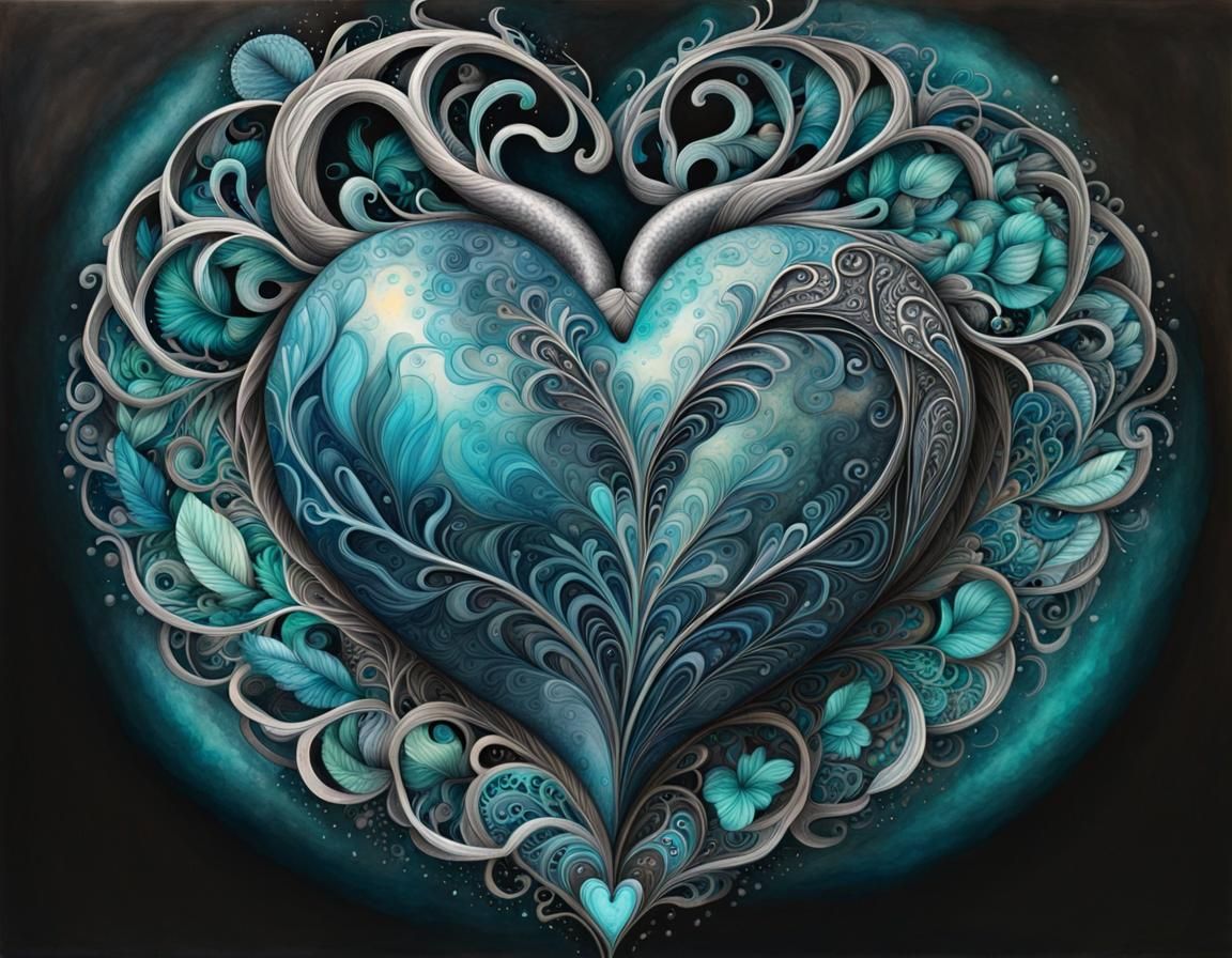 TEAL HEART