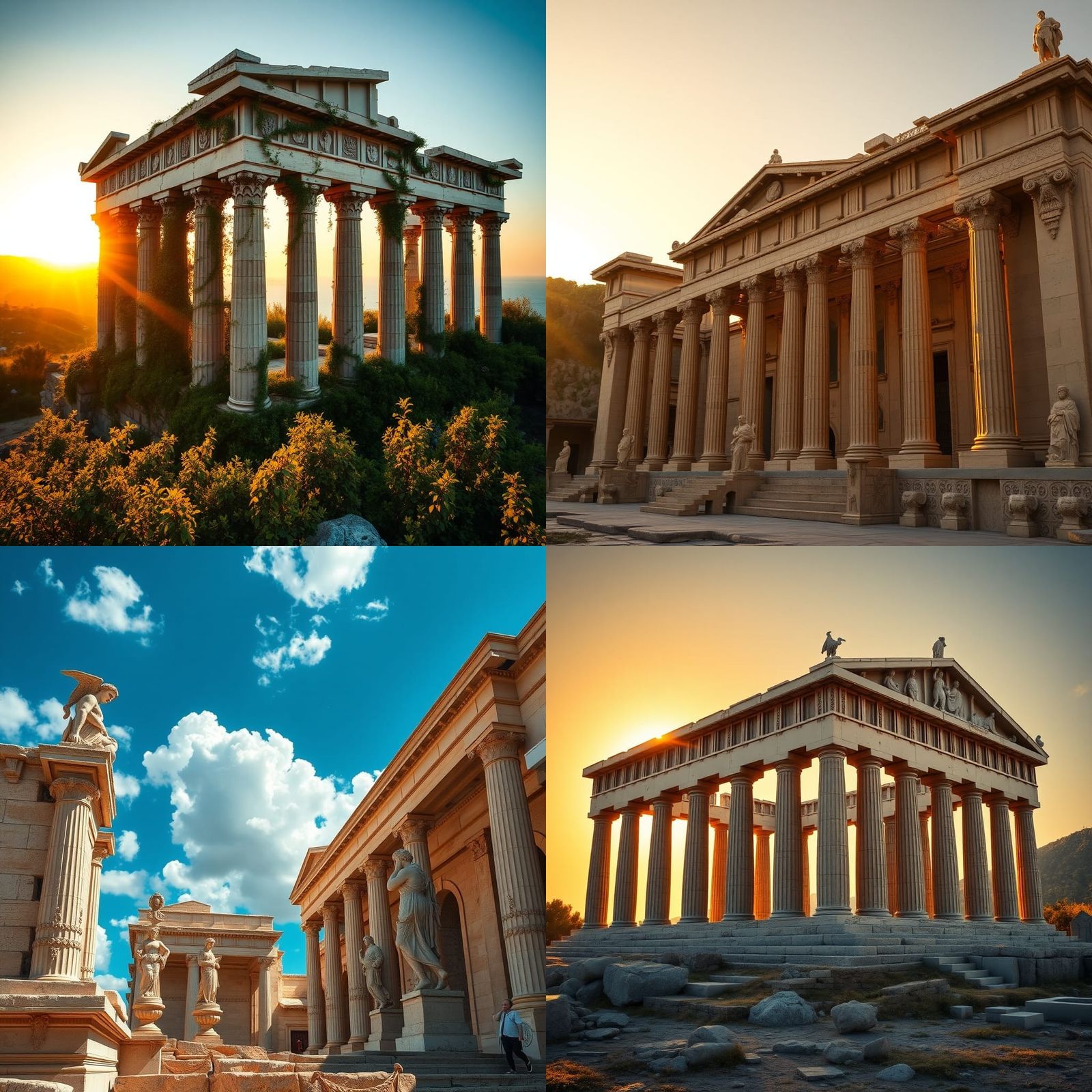 Hyperrealistic Greece Landscape in High Definition
