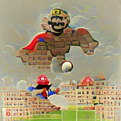 Super Mario Digital Rendering