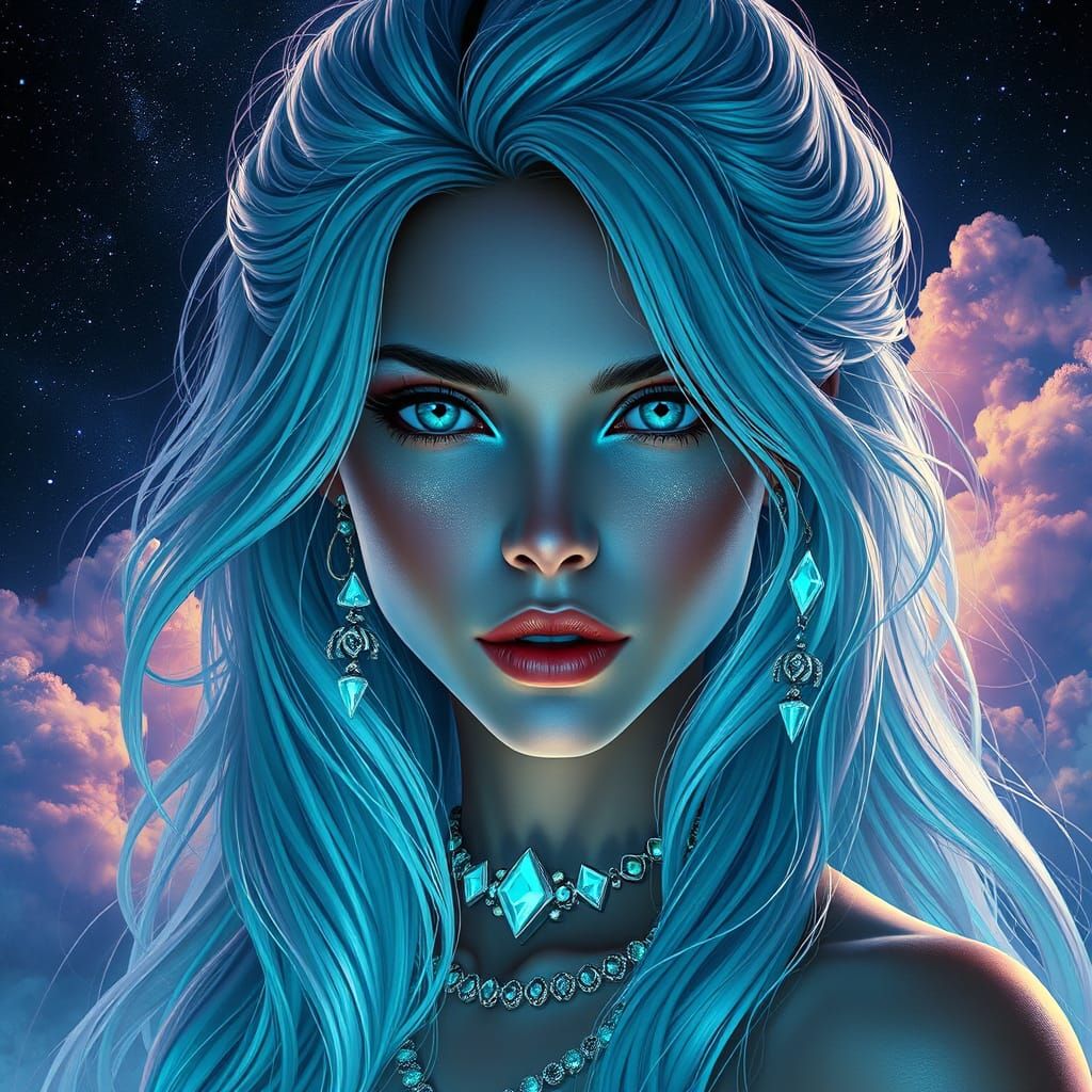 stunningly beautiful woman