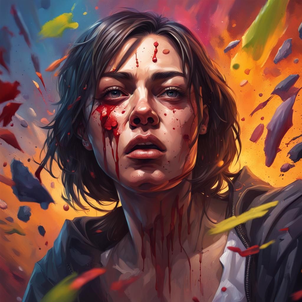 Hyperrealistic Crime Scene Concept Art