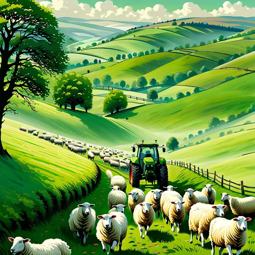 Green hills