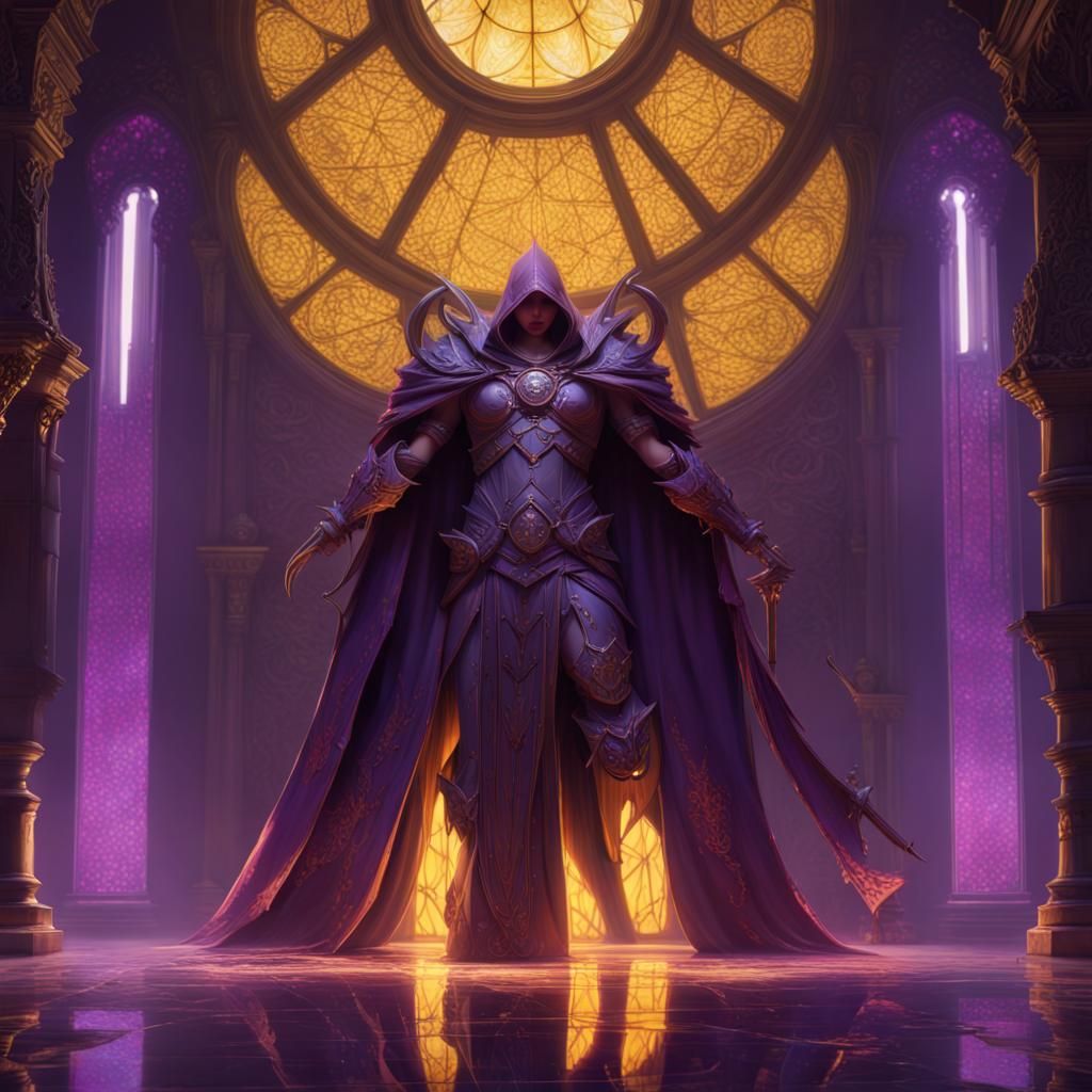 Dark Fantasy Warrior Concept Art in 8K