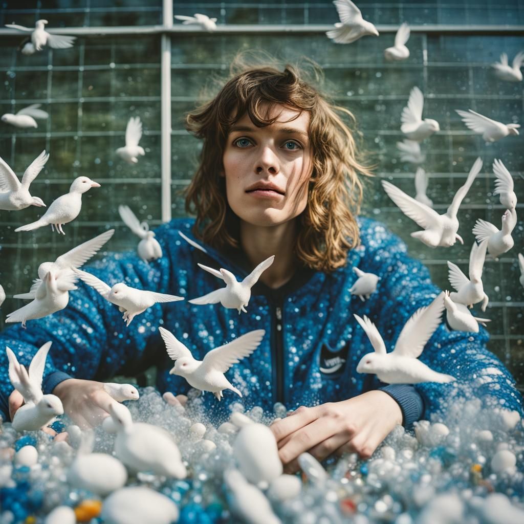 Hyperrealistic Portrait of a Man in Yorkshire Sunlight