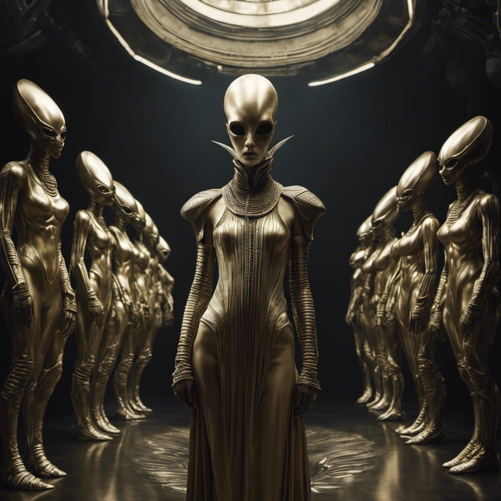 Alien Haute Couture Fashion Show on Alien Planet