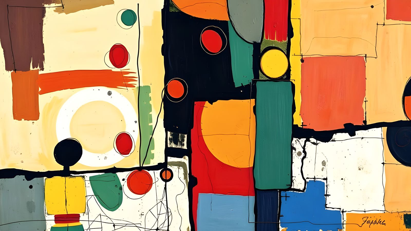 Abstract Stabiltiy in Synthetism Style