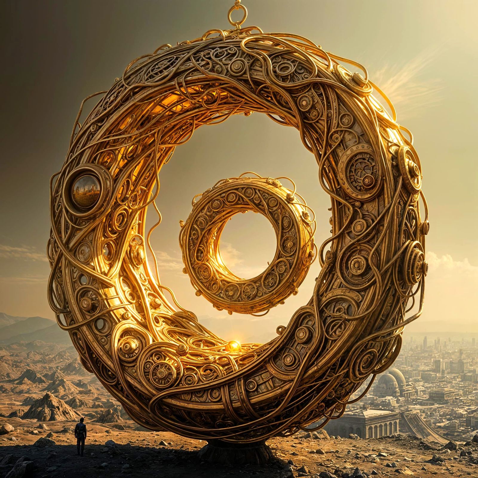 The Orbital Gate on Zephyria Prime