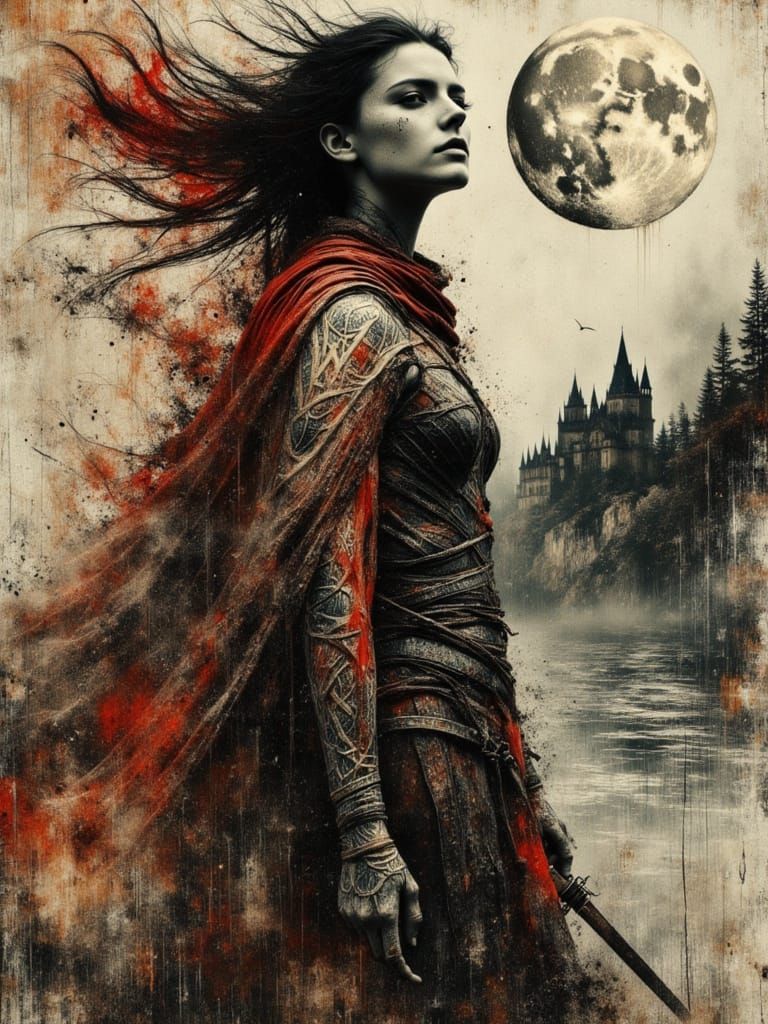 Fierce female warrior 2