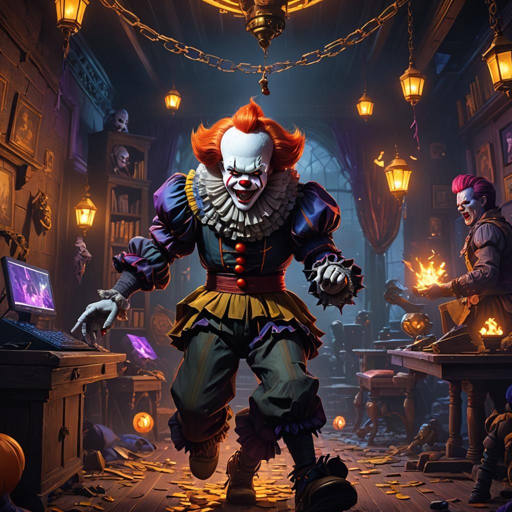 Pennywise Rages in Victorian Gaming Den