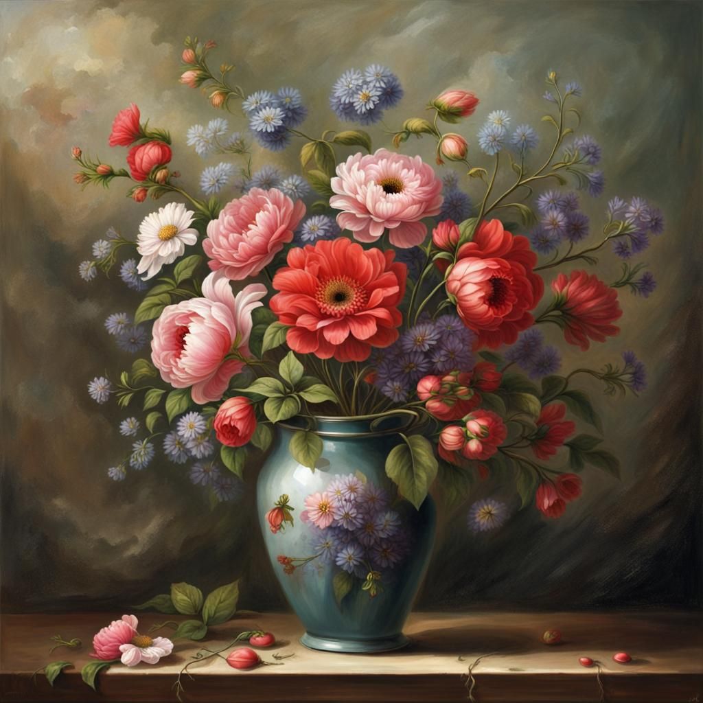 Floral Arrangement Symbolizing Healing and Hope