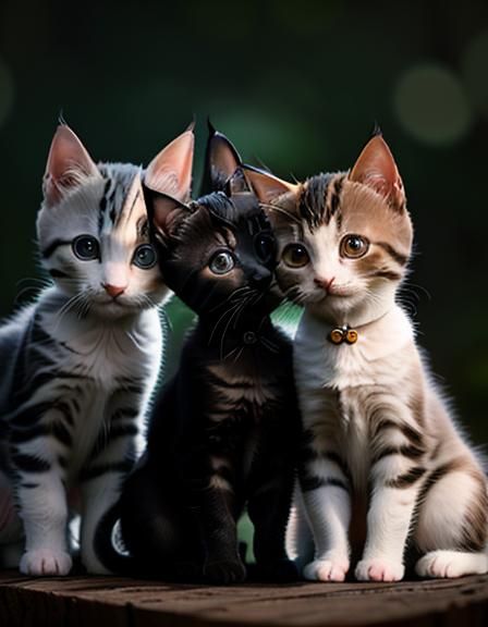 Kittens Playing: Professional Photography with Bokeh