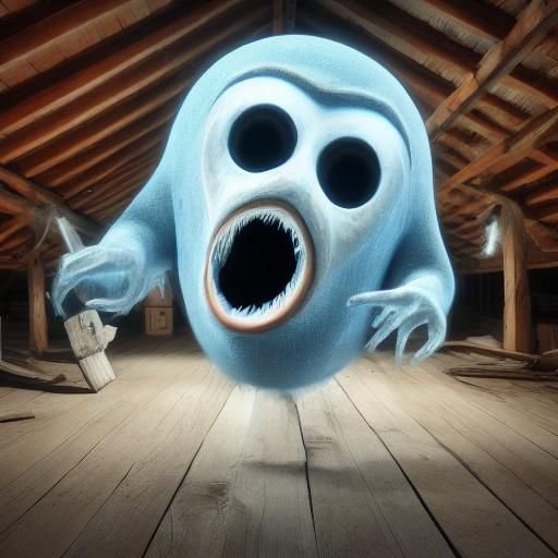 Anthropomorphic Potato's Silent Scream in Expressionist Styl...