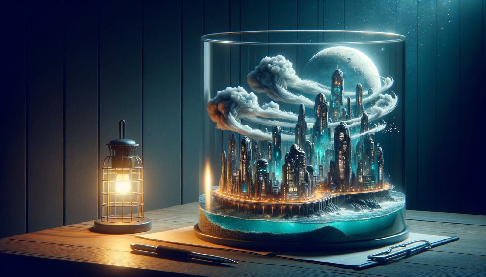 Miniature Concept Arcane Arcology Archipelago