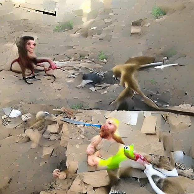 Chad Monkey Versus Virgin Human Comparison