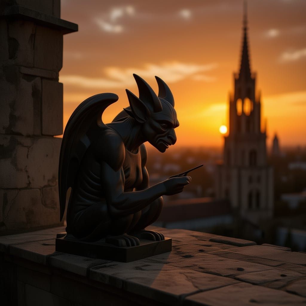 The lonely vigil ...