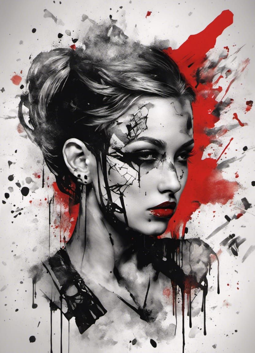 Realistic Trash Polka Art I