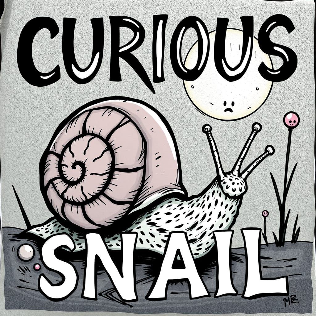 Deathcore Font Design: Curious Snail