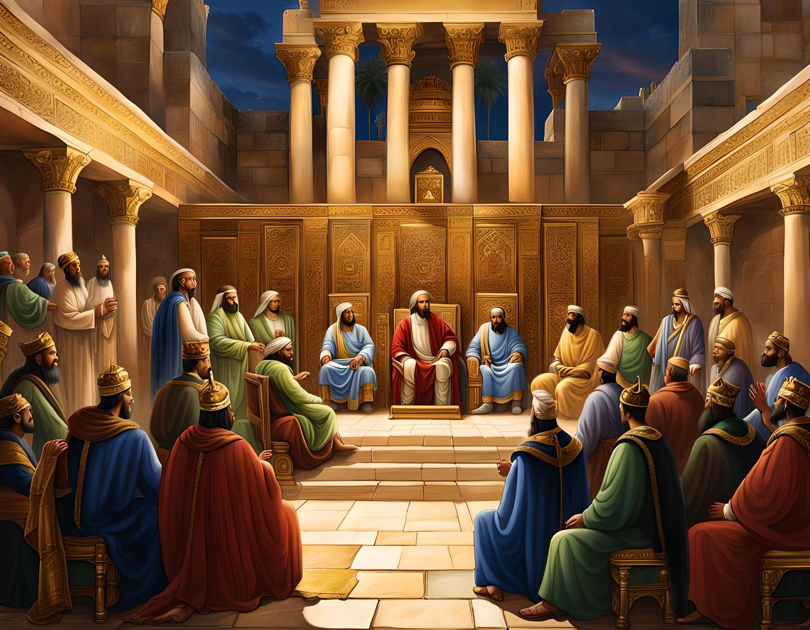 King Solomon's Luxurious Palace in Jerusalem