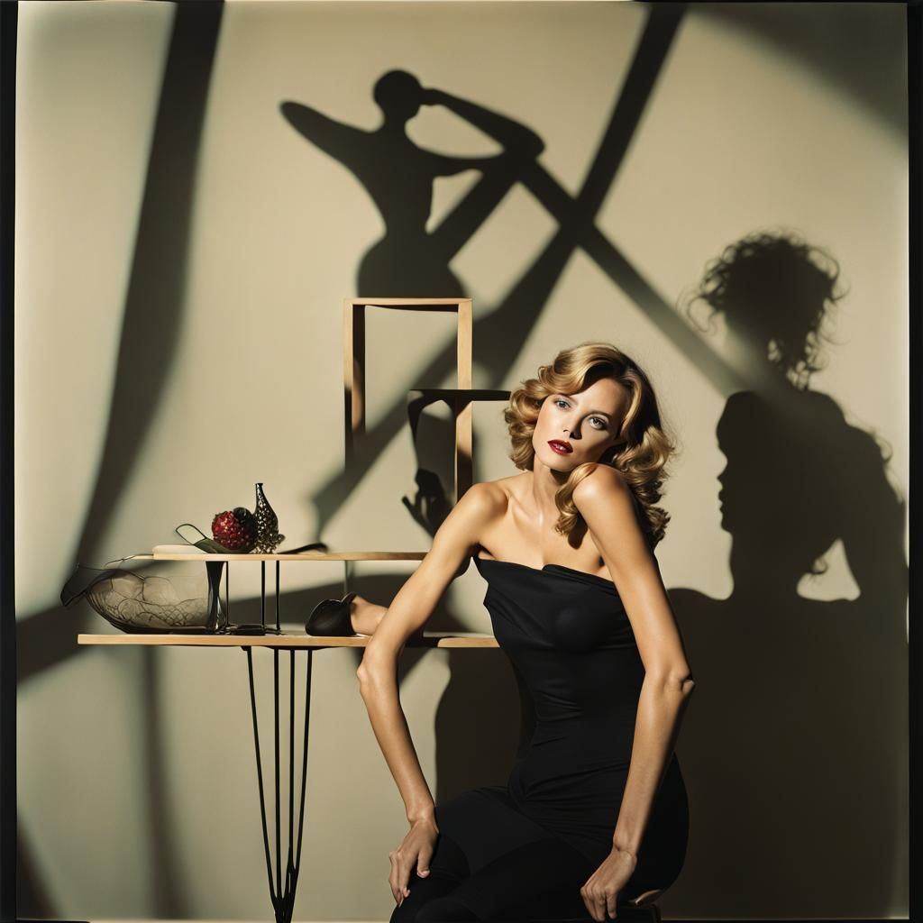 Surrealist Photo Inspired by Woodman and Arbus