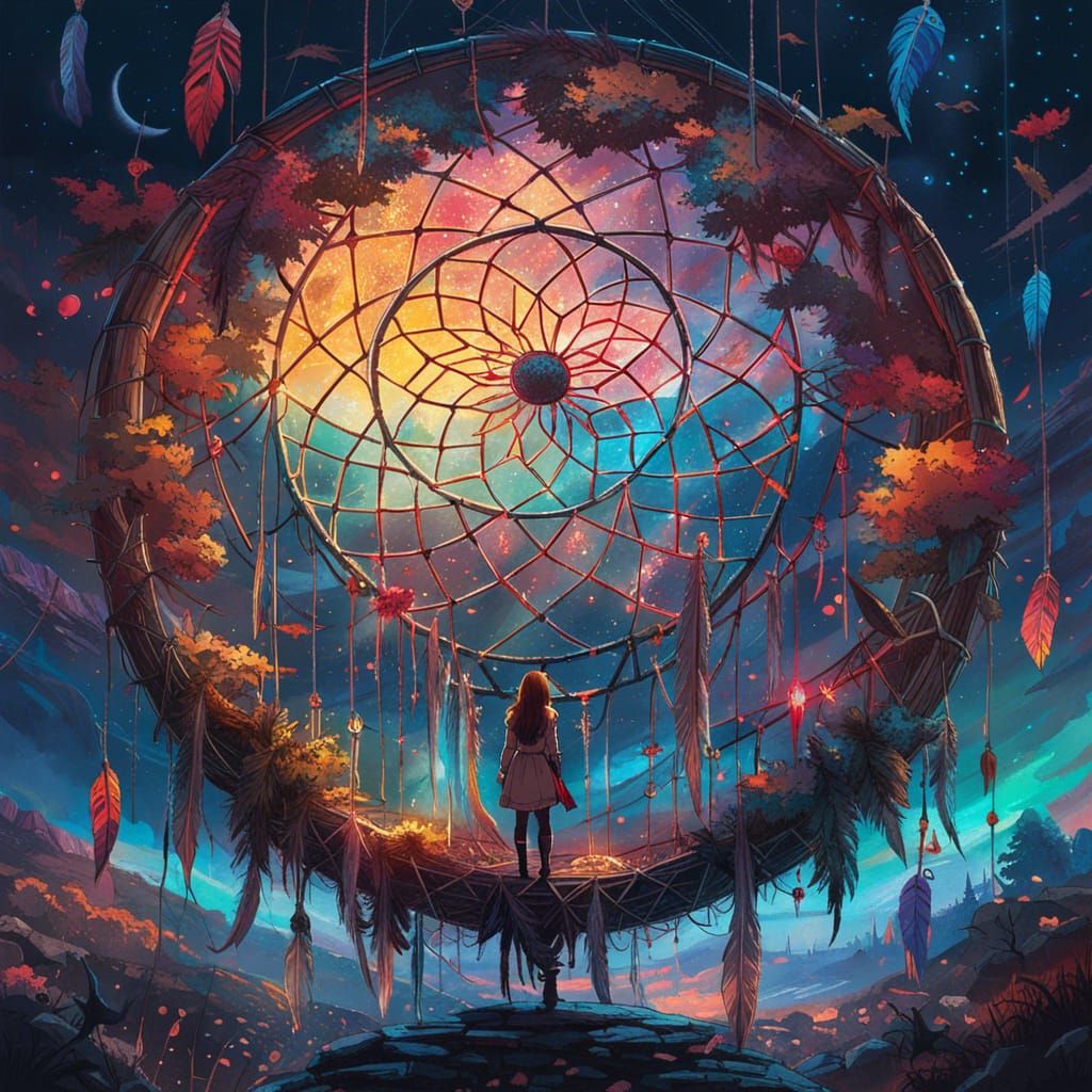 Glowing Dream Catcher