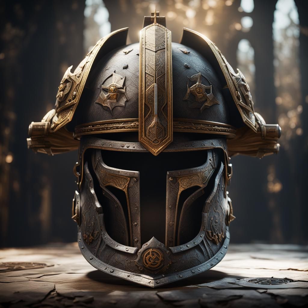 All-Knowing Helm in 3D Game Style