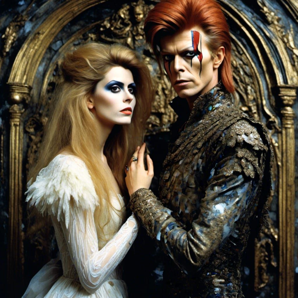 Labyrinth: Sarah and David Bowie Fantasy Scene