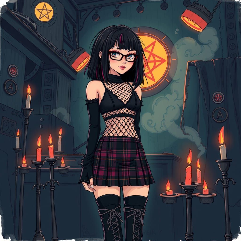 Goth Queen Reigns Supreme in Dark Underground Scene