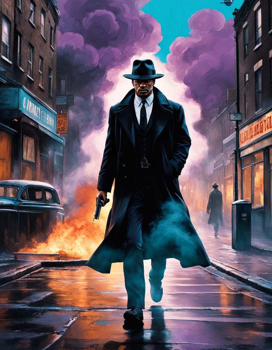 Neo-Noir Detective in London: Pulp Fiction Style