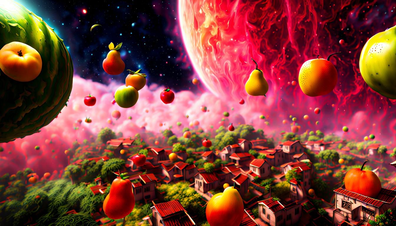 Nebula Village: A Fruitopia on a Distant Planet