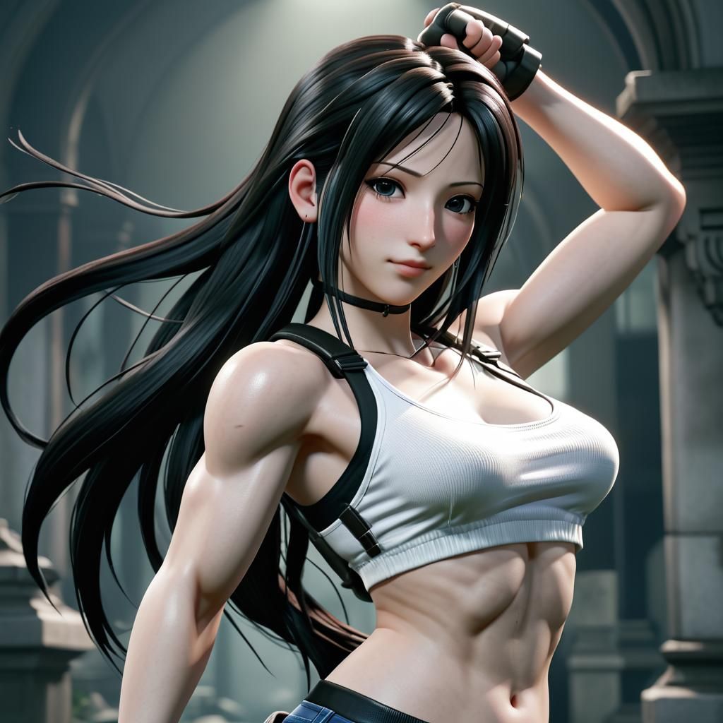 AI Image of Tifa Character